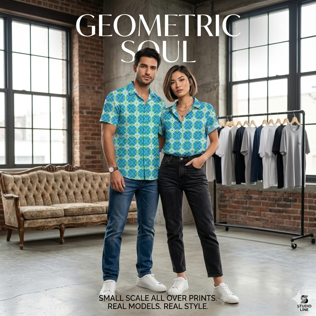 Geometric Fusion Print