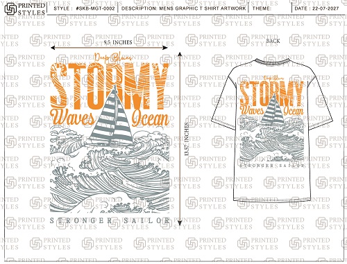 Men's T-Shirt Graphic Artwork - Image 5